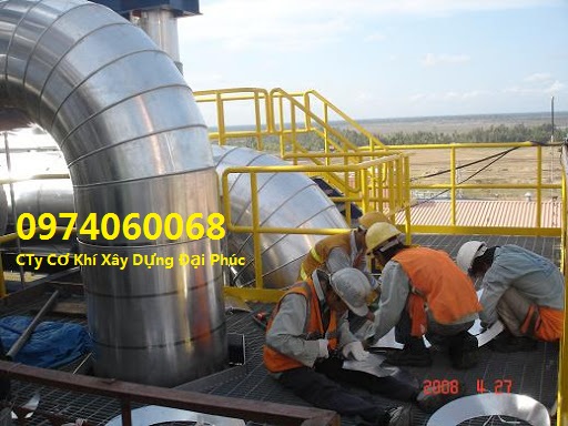 THI CÔNG BỌC BẢO ÔN CÁCH NHIỆT ĐƯỜNG ỐNG CN - BỒN- SILO TẠI BÌNH DƯƠNG, DỒNG NAI, BÌNH PHƯỚC